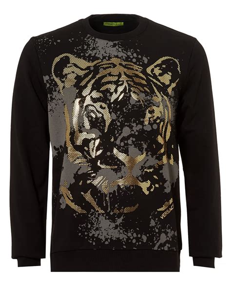 versace jeans sweater tiger|Versace Jeans sweatshirt.